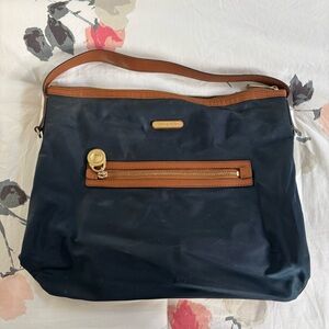 Michael Kors Nylon Navy Convertible Bag